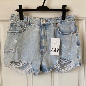 New Zara high rise shorts